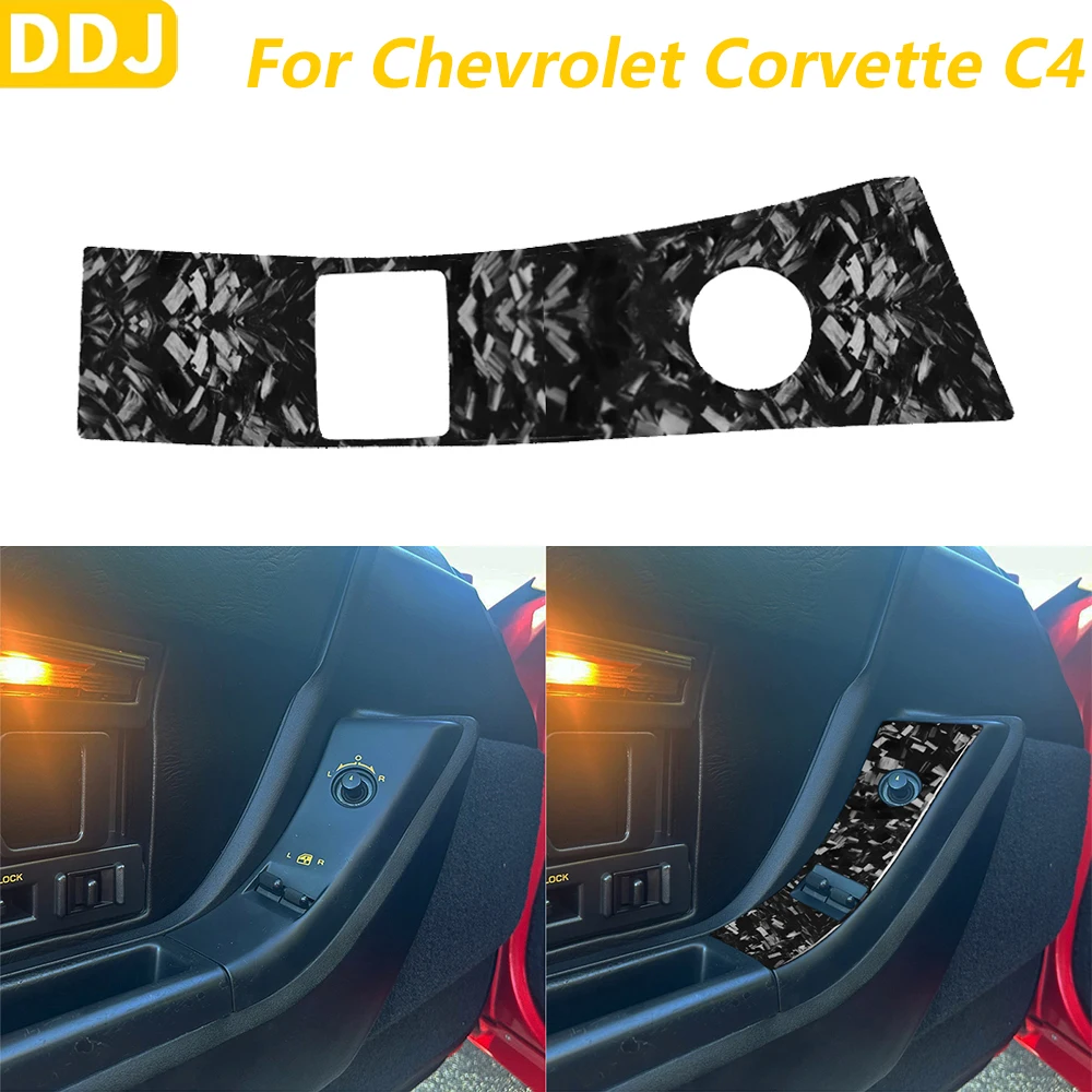 For Chevrolet Corvette C4 1990-1993 Forged Carbon Fiber Driver's Side Window Lift Switch Panel Cover Car Accessories Sticker
For Chevrolet Corvette C4 1990-1993 Forged Carbon Fiber Driver's Side Window Lift Switch Panel Cover Car Accessories Sticker