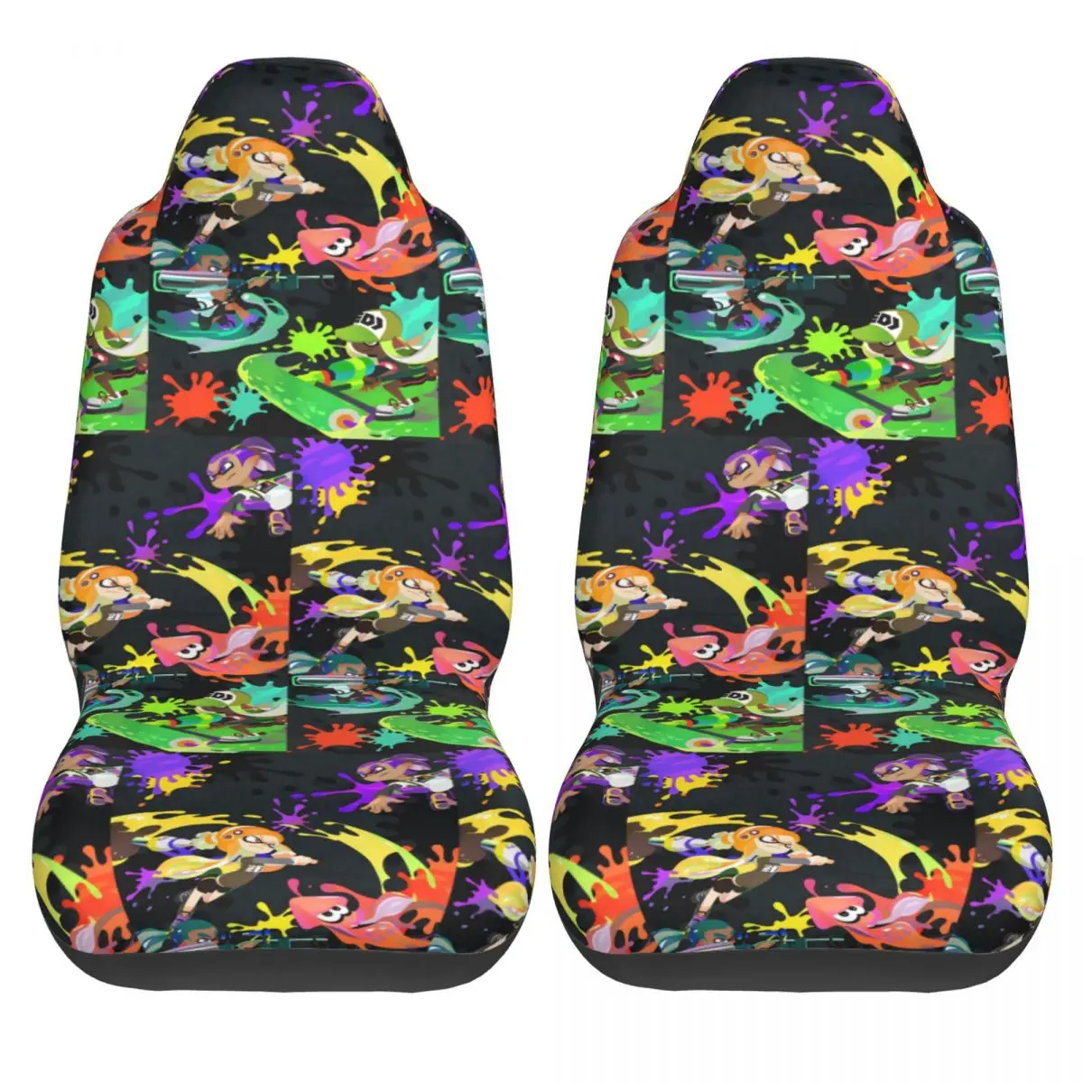 Чехлы на автомобильные сиденья Splatoon Game, удобные чехлы на автомобильные сиденья из двух предметов, винтажный внутренний полиэстеровый чехол
Чехлы на автомобильные сиденья Splatoon Game, удобные чехлы на автомобильные сиденья из двух предметов, винтажный внутренний полиэстеровый чехол