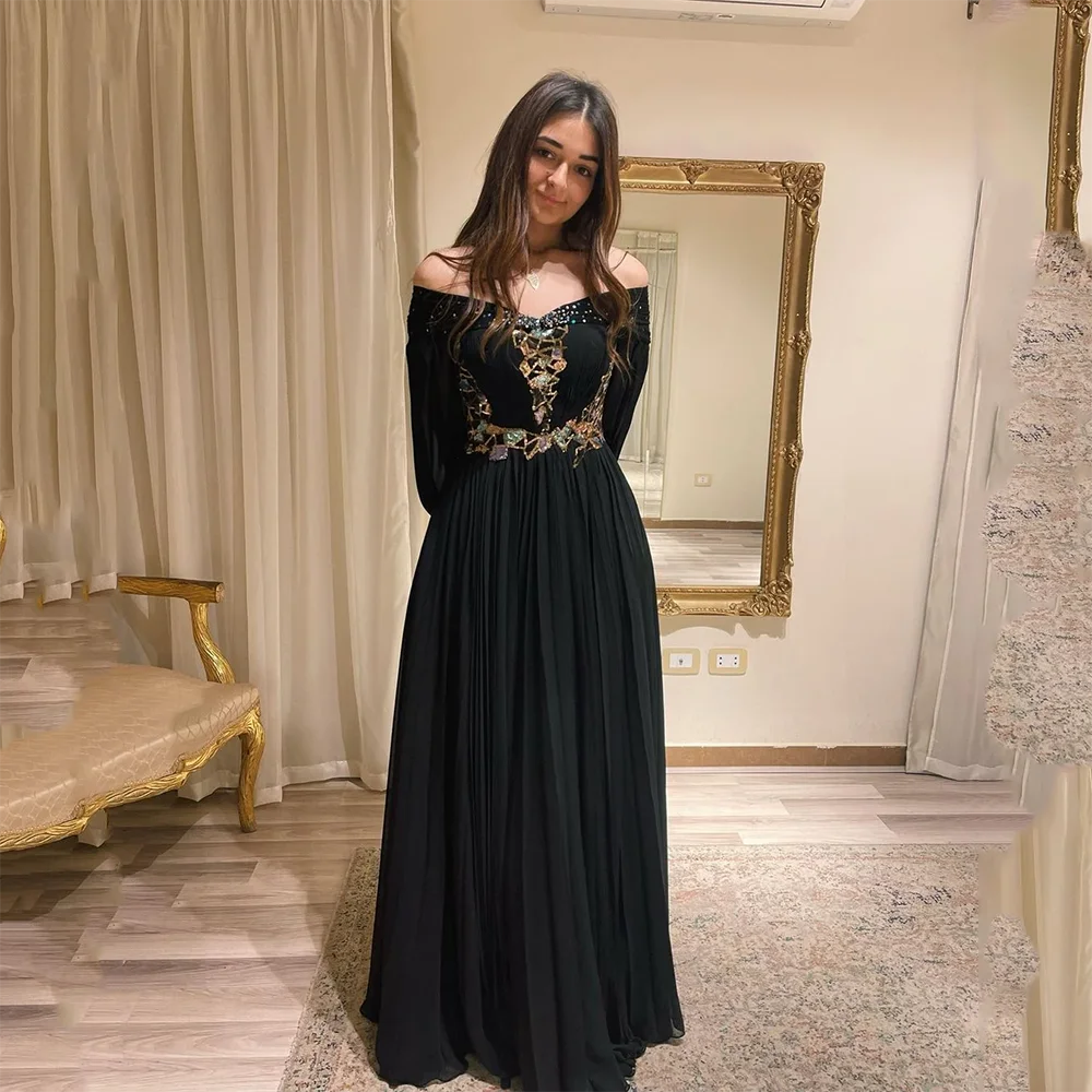 Customized Off The Shoulder Long Evening Dresses Elegant Formal Occasion Prom Gowns Sequined 2025 Floor Length Prom Dresses
Customized Off The Shoulder Long Evening Dresses Elegant Formal Occasion Prom Gowns Sequined 2025 Floor Length Prom Dresses