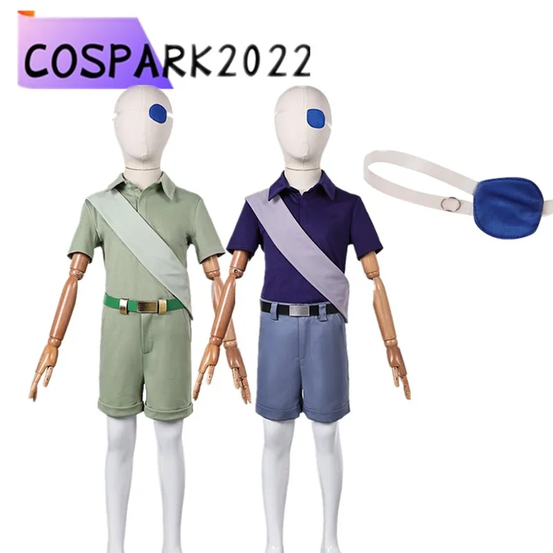 Cartoon Elio Cosplay Costume Kids Boys T-shirt Shorts Belt Eyemask Shoulder Strap Outfits Halloween Carnival Disguise Party Suit
Cartoon Elio Cosplay Costume Kids Boys T-shirt Shorts Belt Eyemask Shoulder Strap Outfits Halloween Carnival Disguise Party Suit