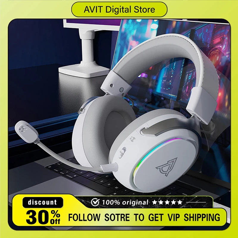 Новые беспроводные Bluetooth-наушники Ajazz AHM10 MAX с 53-мм динамиком, RGB-подсветкой, шумоподавлением, 143 часами работы, эквалайзером, для игр и спорта, с микрофоном
Новые беспроводные Bluetooth-наушники Ajazz AHM10 MAX с 53-мм динамиком, RGB-подсветкой, шумоподавлением, 143 часами работы, эквалайзером, для игр и спорта, с микрофоном