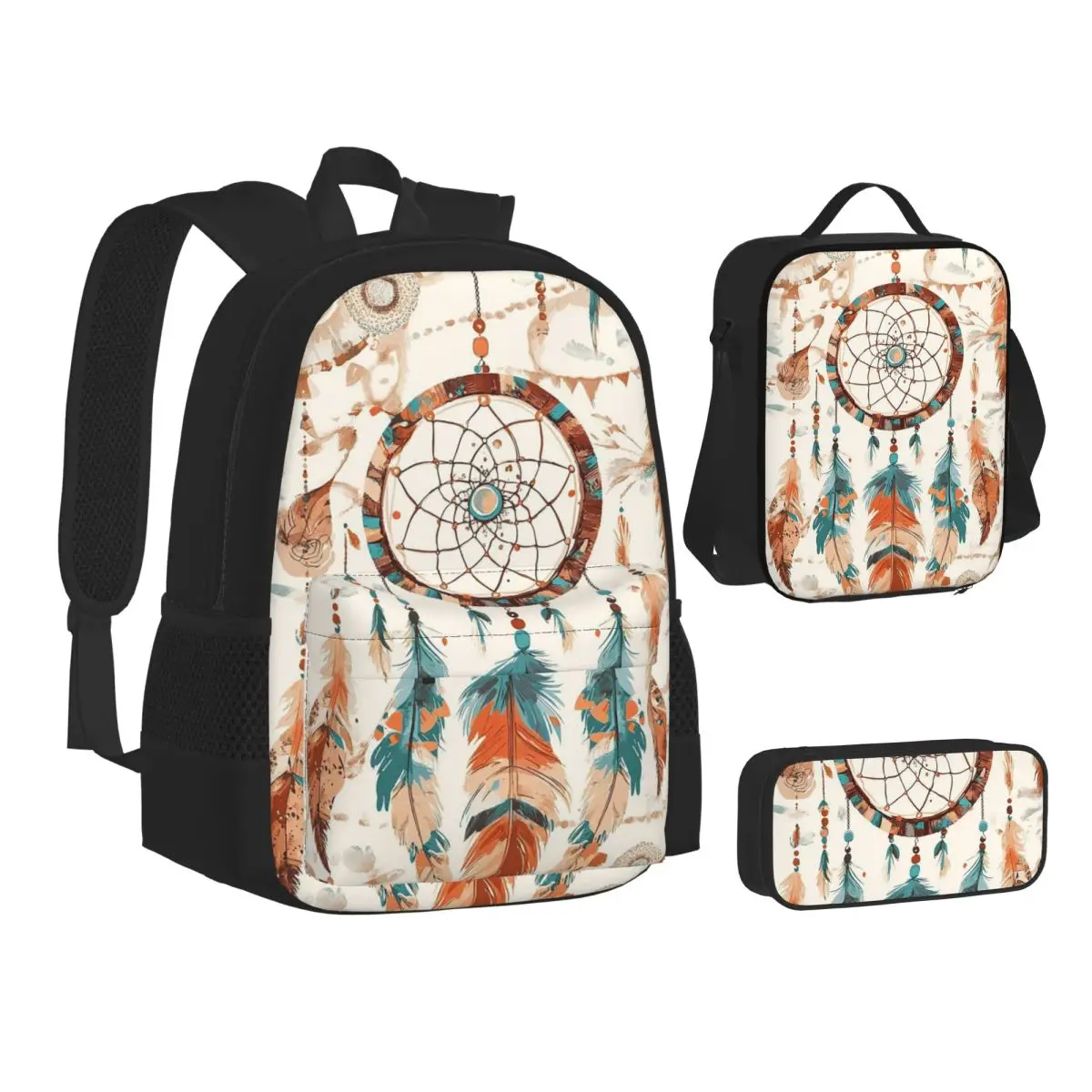 Indians Dreamcatcher 2 Backpacks Boys Girls Bookbag School Bags Kids Rucksack Lunch Bag Pen Bag Three-Piece Set
Indians Dreamcatcher 2 Backpacks Boys Girls Bookbag School Bags Kids Rucksack Lunch Bag Pen Bag Three-Piece Set