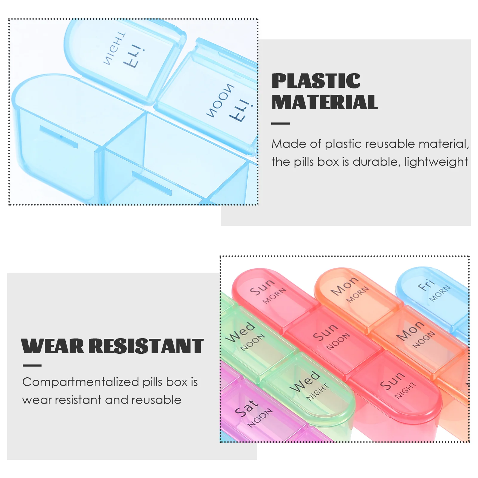 Large Portable Medicine Case For Daily Use Multi-Grid Pill Organizer Wear-Resistant Compact Detachable Travel Pills Box Reusable
Large Portable Medicine Case For Daily Use Multi-Grid Pill Organizer Wear-Resistant Compact Detachable Travel Pills Box Reusable