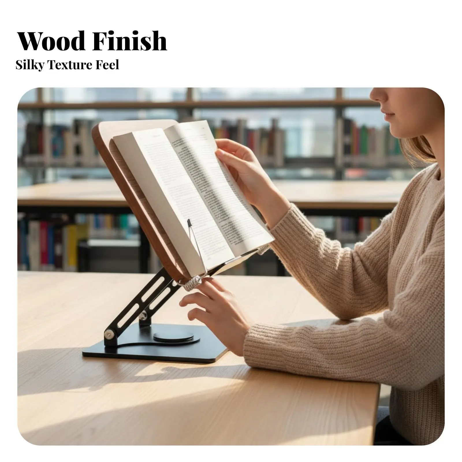Adjustable book Easel 360-Degree Rotation Rotating Adjustable Easel Multi-Functional Foldable Design for Adults, Home, Office
Adjustable book Easel 360-Degree Rotation Rotating Adjustable Easel Multi-Functional Foldable Design for Adults, Home, Office