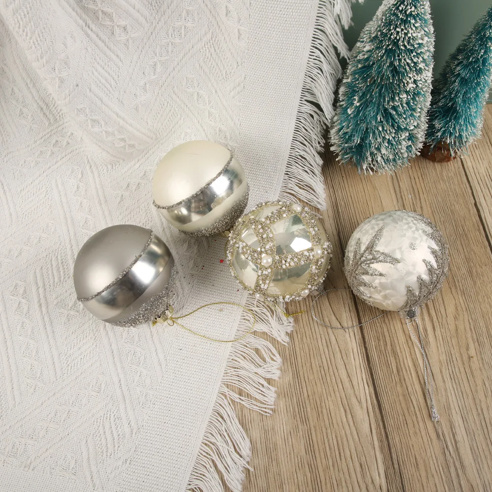 Elegant Christmas Ball Glass Balls, Xmas Tree Ornaments, Hanging Decor Supplies, Home Party, 4Pcs
Elegant Christmas Ball Glass Balls, Xmas Tree Ornaments, Hanging Decor Supplies, Home Party, 4Pcs