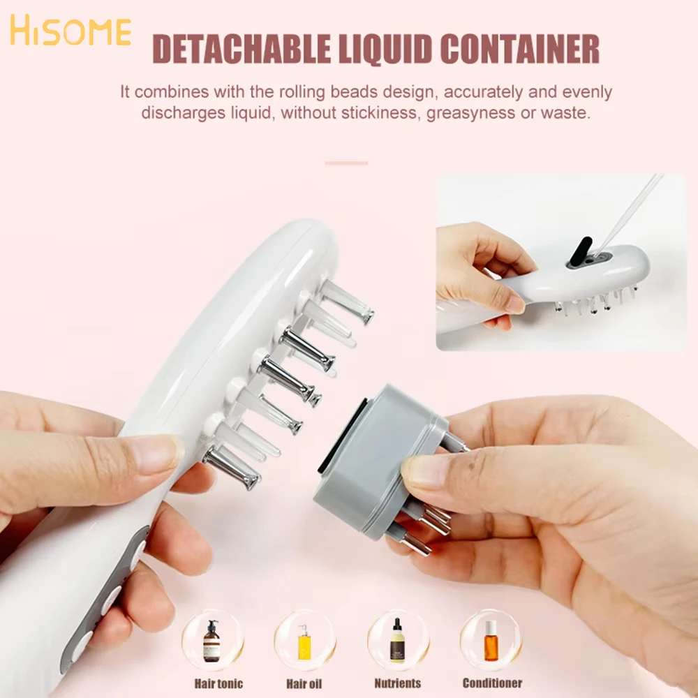 EMS Electric Scalp Massage Comb LED Blue Red Light Therapy Vibration Hair Growth Scalp Brush Liquid Oil Applicator Anti-Hair Los
EMS Electric Scalp Massage Comb LED Blue Red Light Therapy Vibration Hair Growth Scalp Brush Liquid Oil Applicator Anti-Hair Los