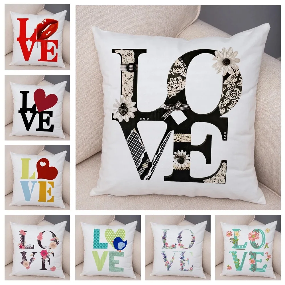 Simple Love Pattern Pillowcase Office Living Room Car Ornaments Home Pillowcase
Simple Love Pattern Pillowcase Office Living Room Car Ornaments Home Pillowcase