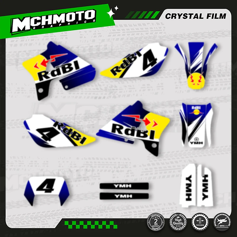 MCHMFG Custom Team Motorcycle Graphics Decal Stickers Kits For YAMAHA DT200WR 1993 1994 1995 1996 1997
MCHMFG Custom Team Motorcycle Graphics Decal Stickers Kits For YAMAHA DT200WR 1993 1994 1995 1996 1997