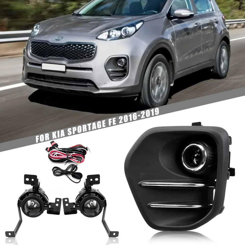 Fog Light Cover Frame For KIA Sportage KX5 2016 2017 2018 Front Bumper Fog Light Lamp Cover Bright Black No Lights 86527-D9700
Fog Light Cover Frame For KIA Sportage KX5 2016 2017 2018 Front Bumper Fog Light Lamp Cover Bright Black No Lights 86527-D9700