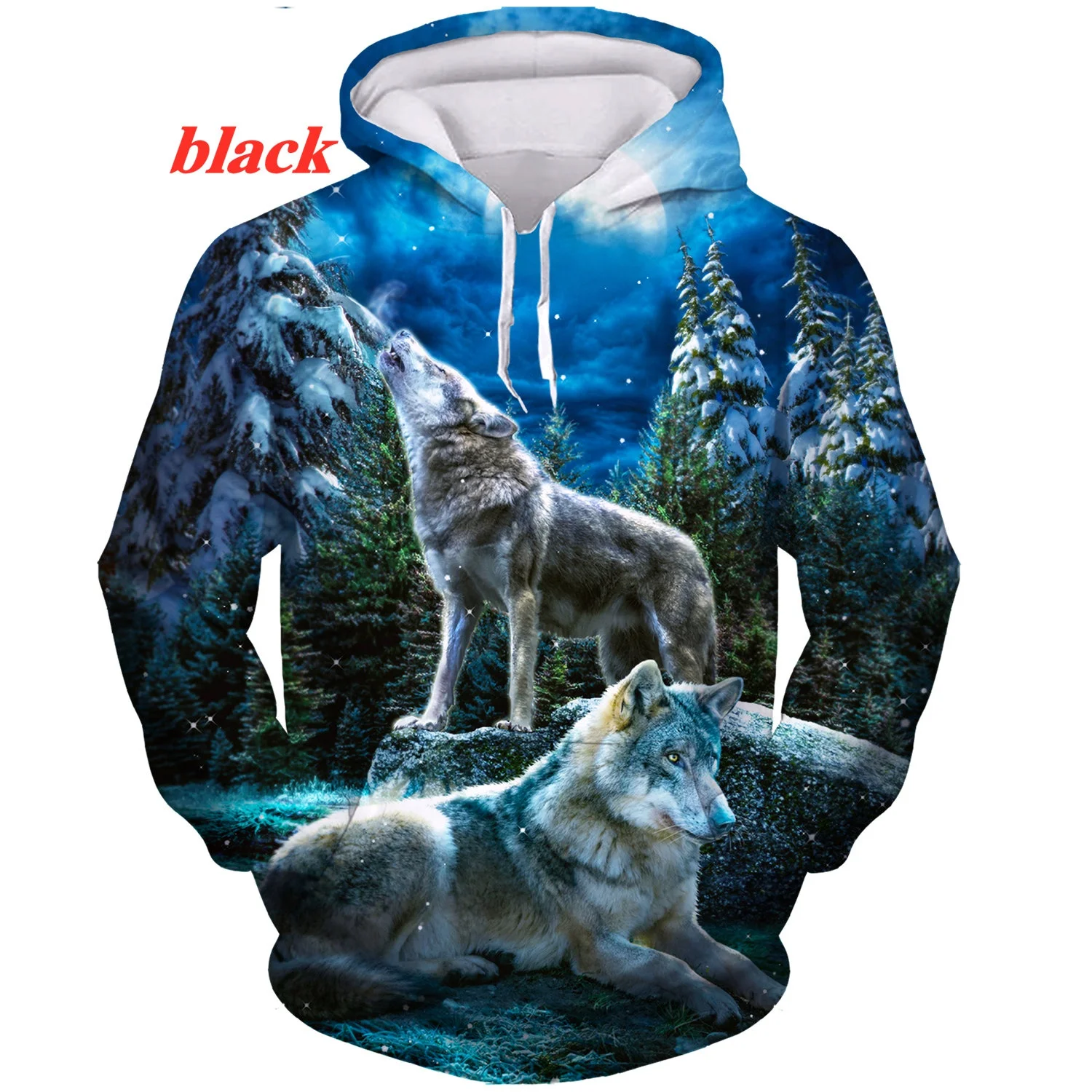 New Men 3D Hoodies Fashion Cool Wolf Printed Long Sleeve Hoodies Men Casual Sport Hoodies
New Men 3D Hoodies Fashion Cool Wolf Printed Long Sleeve Hoodies Men Casual Sport Hoodies