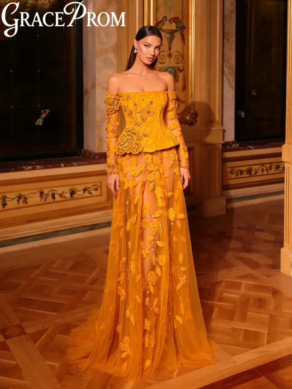 New Arrival Beaded A-line Evening Dress With Corset Handmade 3D Floral Long Wedding Party Gown Customized Luxury Banquet Dresses
New Arrival Beaded A-line Evening Dress With Corset Handmade 3D Floral Long Wedding Party Gown Customized Luxury Banquet Dresses