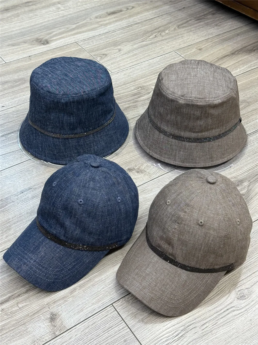 Women's Classic Beaded Baseball Hat Outdoors Travel Bucket Cap
Women's Classic Beaded Baseball Hat Outdoors Travel Bucket Cap