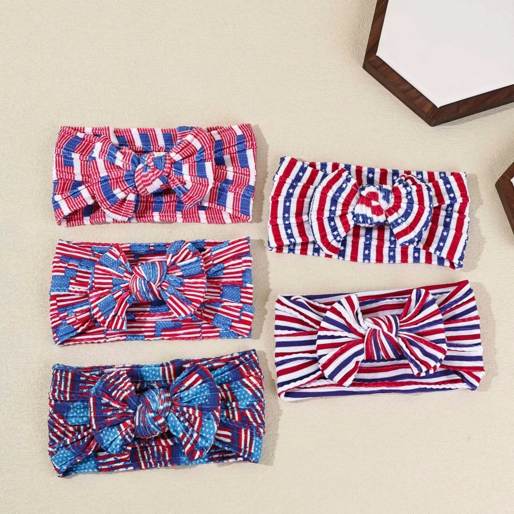 25 PCS, 4th of July Soft Nylon Headbands American Flag Printed Cable Knit Baby Turban Headwrap For Independence Day Headwear
25 PCS, 4th of July Soft Nylon Headbands American Flag Printed Cable Knit Baby Turban Headwrap For Independence Day Headwear