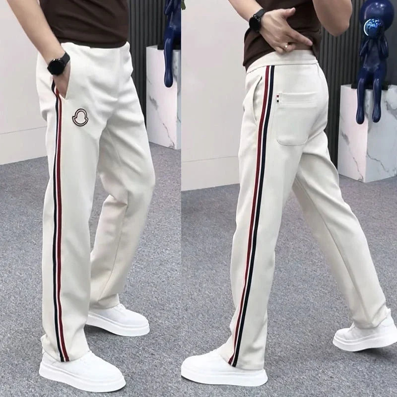 Spring Men's Pants Loose Straight Leg Casual Sports Pants Wide Leg Elastic Sweatpants Trendy Versatile Youthful Golf Clothing
Spring Men's Pants Loose Straight Leg Casual Sports Pants Wide Leg Elastic Sweatpants Trendy Versatile Youthful Golf Clothing
