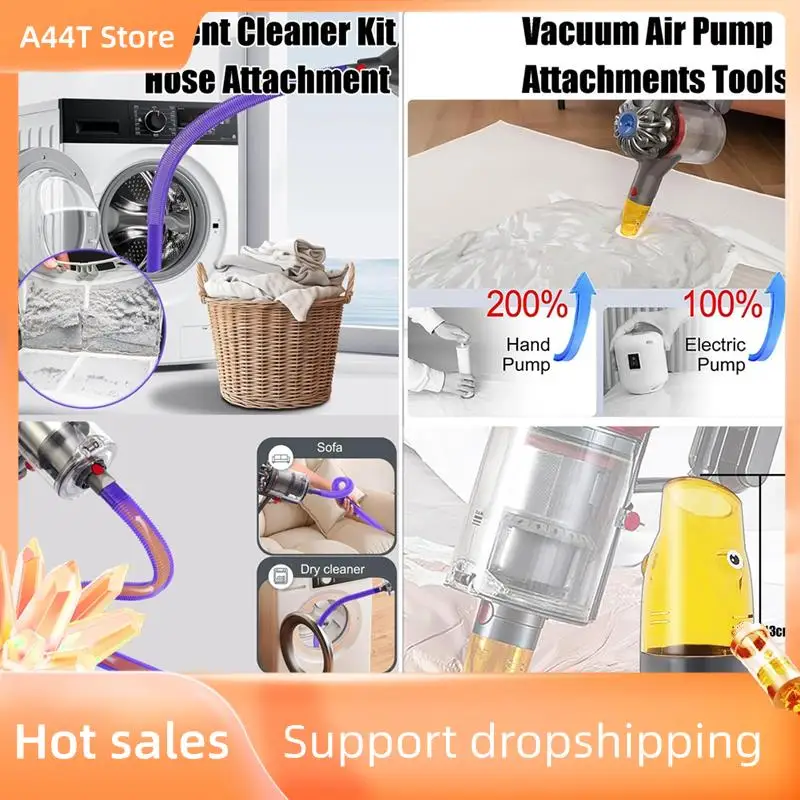 Комплект аксессуаров A44T, совместимый с Dyson V7 V8 V10 V11 V15 — выдвижной гибкий шланг и многофункциональные щетки для насадок
Комплект аксессуаров A44T, совместимый с Dyson V7 V8 V10 V11 V15 — выдвижной гибкий шланг и многофункциональные щетки для насадок