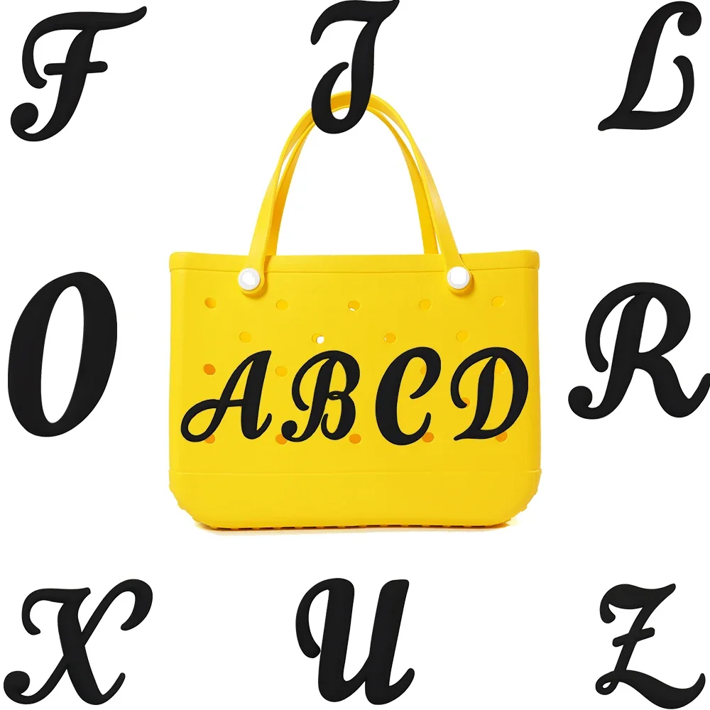 1PCS Black Alphabet Women's Bag Charms 26 Letters A-Z Bag Accessories Fashion Travel Beach Handbag Pendant Tote Bag Decoration
1PCS Black Alphabet Women's Bag Charms 26 Letters A-Z Bag Accessories Fashion Travel Beach Handbag Pendant Tote Bag Decoration