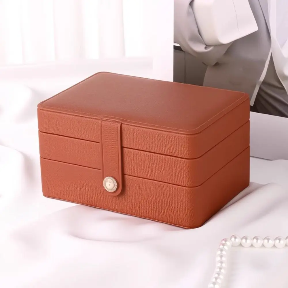 PU Jewelry Packing Bag Rings Necklace Multilayer Jewelry Holder Large Capacity Bracelet Earrings Square Jewelry Box Gift
PU Jewelry Packing Bag Rings Necklace Multilayer Jewelry Holder Large Capacity Bracelet Earrings Square Jewelry Box Gift