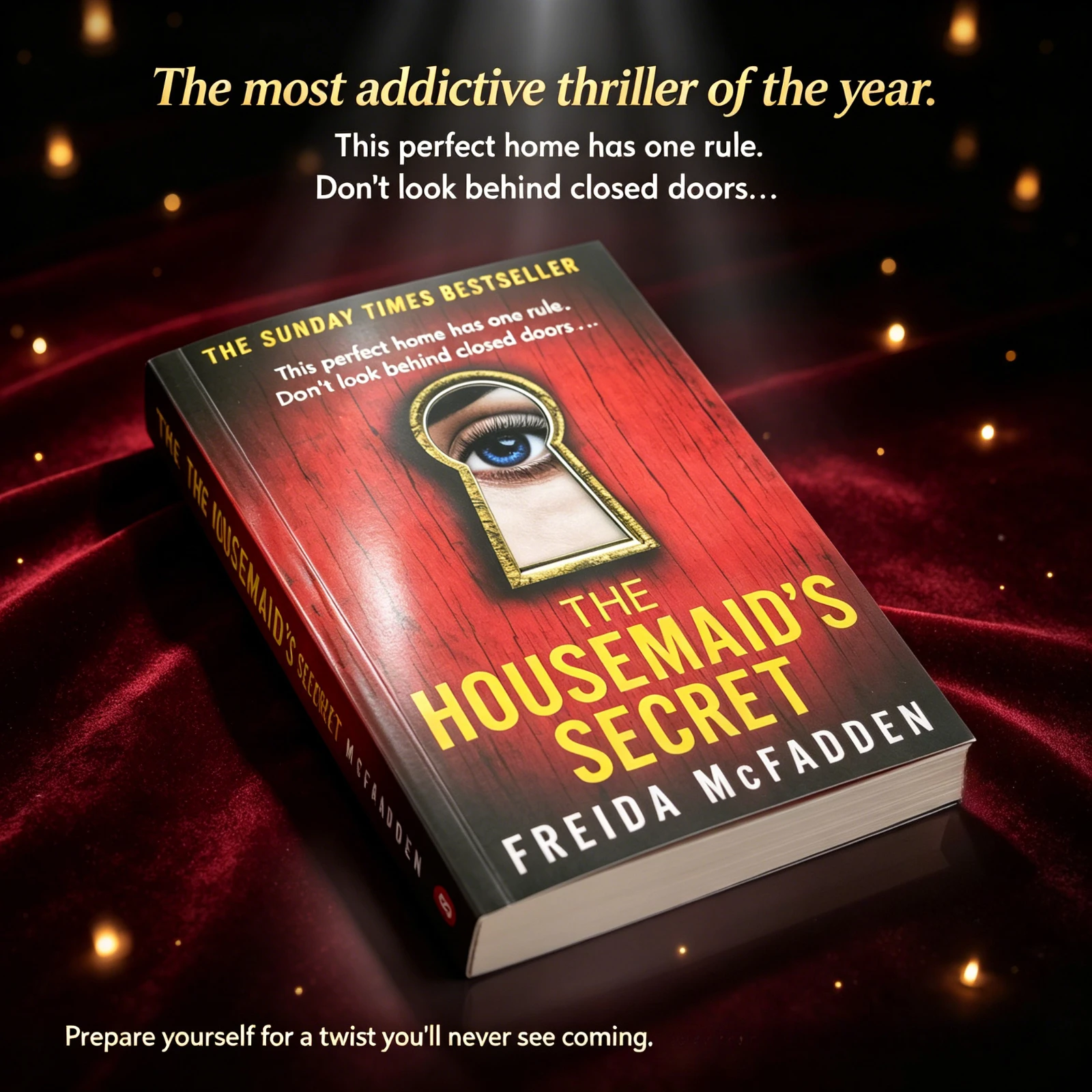 The Housemaid's Secret By Freida McFadden, Psychological Thriller & Suspense Fiction Novel
The Housemaid's Secret By Freida McFadden, Psychological Thriller & Suspense Fiction Novel
