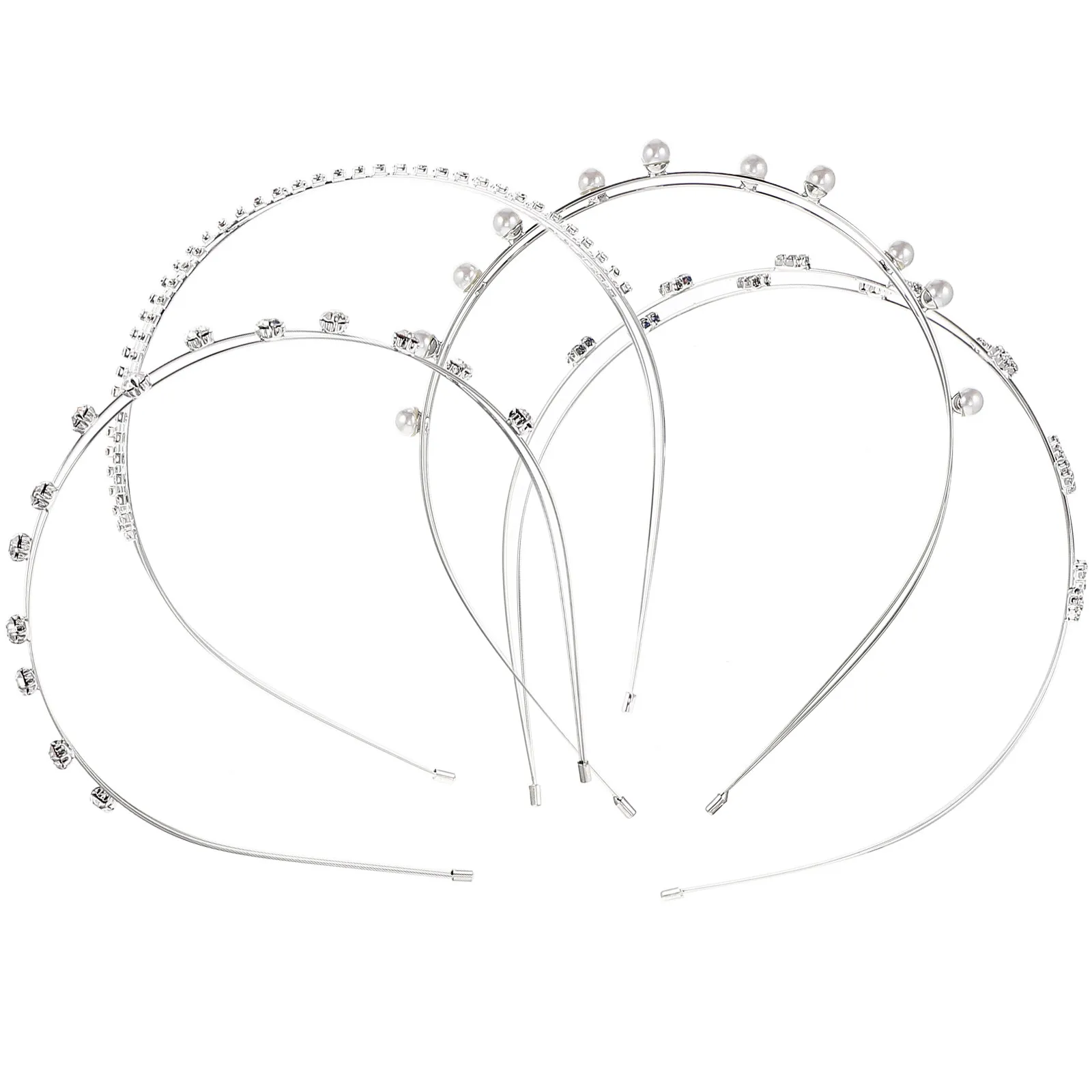 4Pcs Pearl Rhinestone Bridal Headband Wedding Hair Accessory Delicate Fashion Headdress for Women Bridesmaids Ceremony
4Pcs Pearl Rhinestone Bridal Headband Wedding Hair Accessory Delicate Fashion Headdress for Women Bridesmaids Ceremony