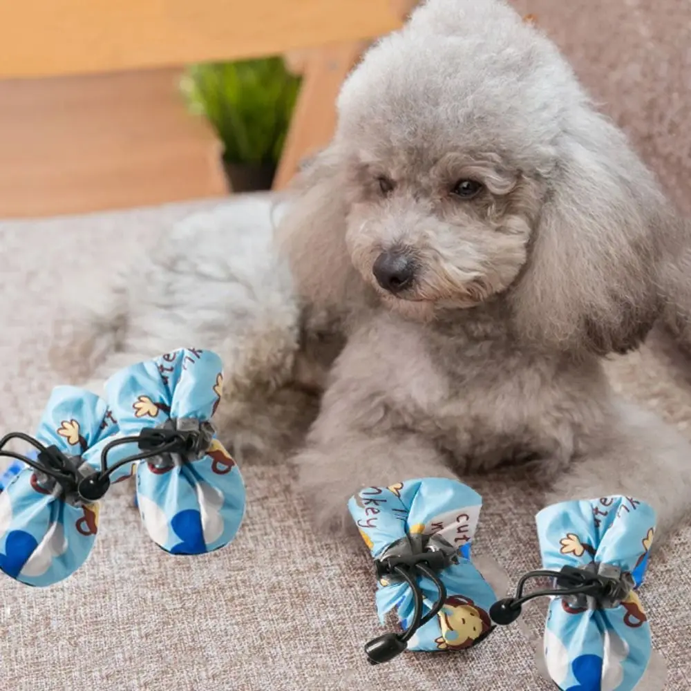 4pcs/set Warm Dog Outdoor Non-Slip Rain Boots Soft Bottom Polyester/Velvet Dog Winter Warm Boots Adjustable Cartoon Pattern
4pcs/set Warm Dog Outdoor Non-Slip Rain Boots Soft Bottom Polyester/Velvet Dog Winter Warm Boots Adjustable Cartoon Pattern