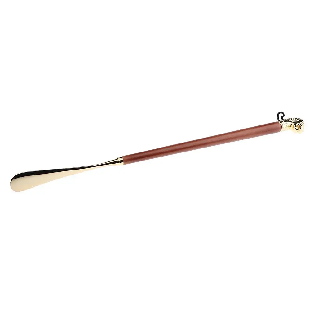 Extra Long Metal Shoehorn 58cm Brown Wood Handle Professional Shoe Spoon Shoes Wearing Tool for Home and Travel
Extra Long Metal Shoehorn 58cm Brown Wood Handle Professional Shoe Spoon Shoes Wearing Tool for Home and Travel
