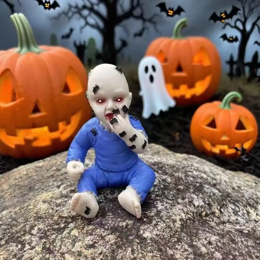 Resin Haunted House Ghost Baby Decor Scary Decorative Halloween Ghost Baby Statue Spooky Ghost Baby Doll Figurine Desk 
Resin Haunted House Ghost Baby Decor Scary Decorative Halloween Ghost Baby Statue Spooky Ghost Baby Doll Figurine Desk