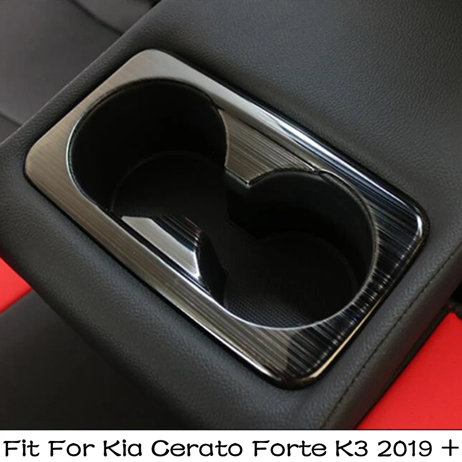 Rear Water Cup Holder Frame Panel Decoration Trim Cover For Kia Cerato Forte K3 2019 - 2023 Stainless Steel Accessories Interior
Rear Water Cup Holder Frame Panel Decoration Trim Cover For Kia Cerato Forte K3 2019 - 2023 Stainless Steel Accessories Interior
