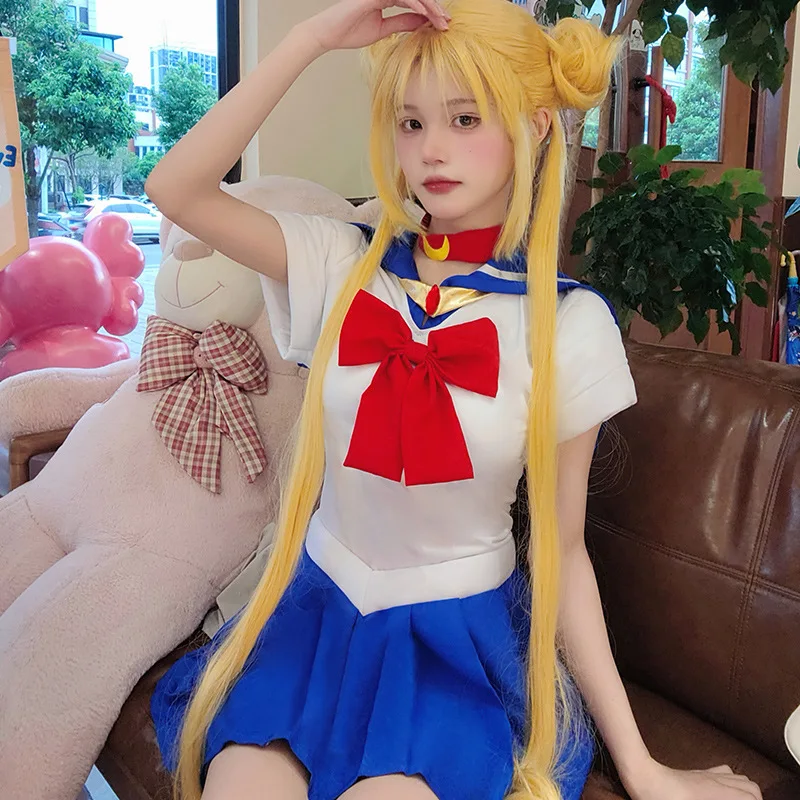 Sailor Moon Cosplay Costume | Anime Accurate Sailor Uniform with Wig & Gloves | Deluxe Anime Roleplay Set
Sailor Moon Cosplay Costume | Anime Accurate Sailor Uniform with Wig & Gloves | Deluxe Anime Roleplay Set
