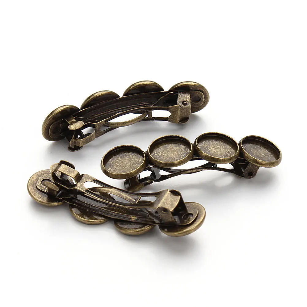 5 pcs Diy Round Base Plate Hair Clips For 12Mm Time Glass Patch Premium Copper Smooth Durable Lightweight Decor Party Banquet
5 pcs Diy Round Base Plate Hair Clips For 12Mm Time Glass Patch Premium Copper Smooth Durable Lightweight Decor Party Banquet