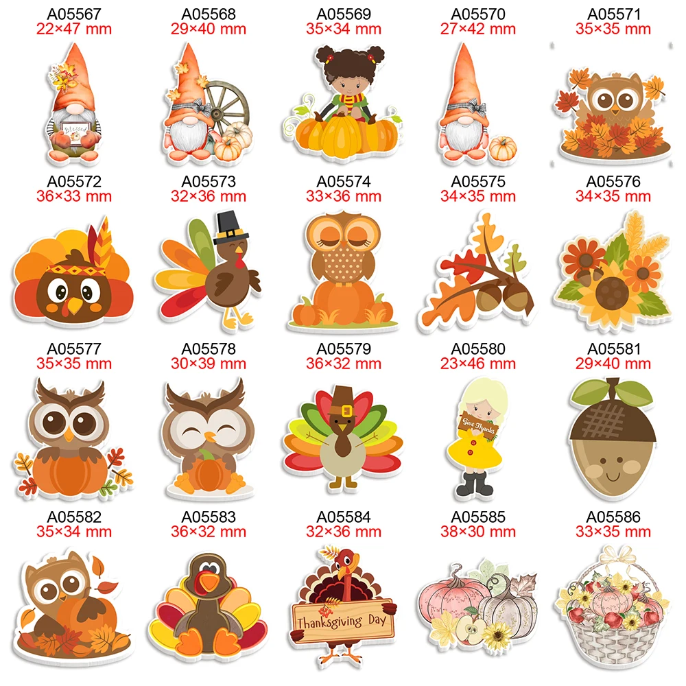 Thanksgiving Day Flatback Resin Planar 30Pcs/lot for Holiday Hairbows DIY Party Craft Accessories 30Pcs/lot
Thanksgiving Day Flatback Resin Planar 30Pcs/lot for Holiday Hairbows DIY Party Craft Accessories 30Pcs/lot