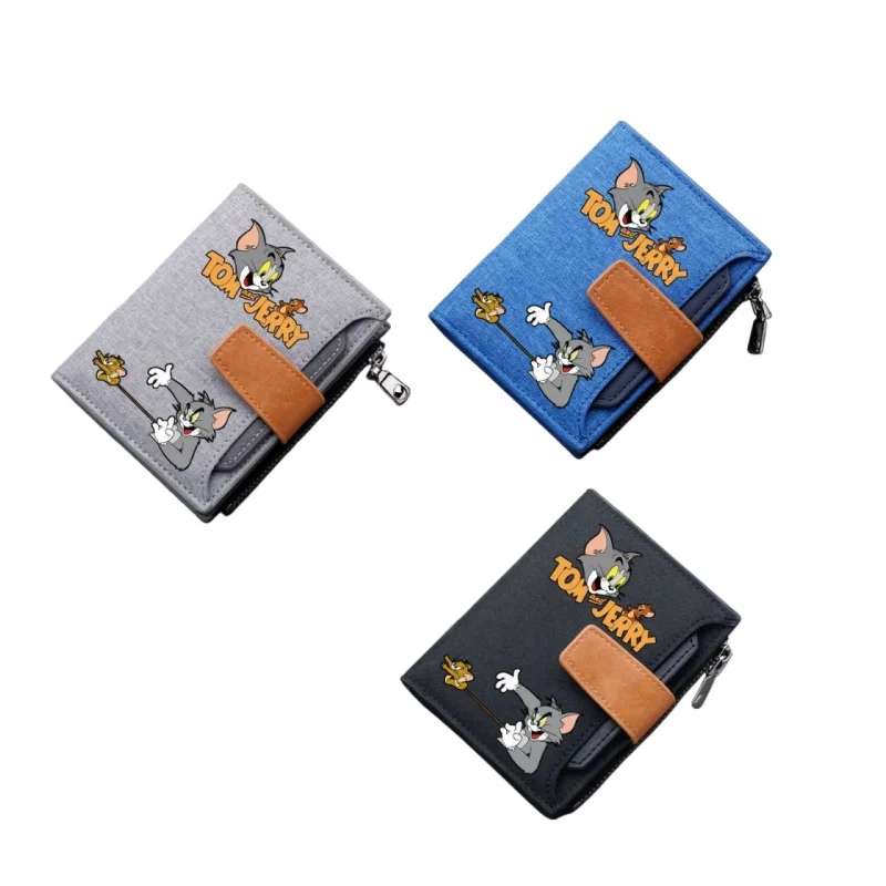 Cartoon Cat-and-Mouse-Themed Button Wallet Stylish Large-Capacity Card Holder and Coin Purse Closure Printed Wallet
Cartoon Cat-and-Mouse-Themed Button Wallet Stylish Large-Capacity Card Holder and Coin Purse Closure Printed Wallet