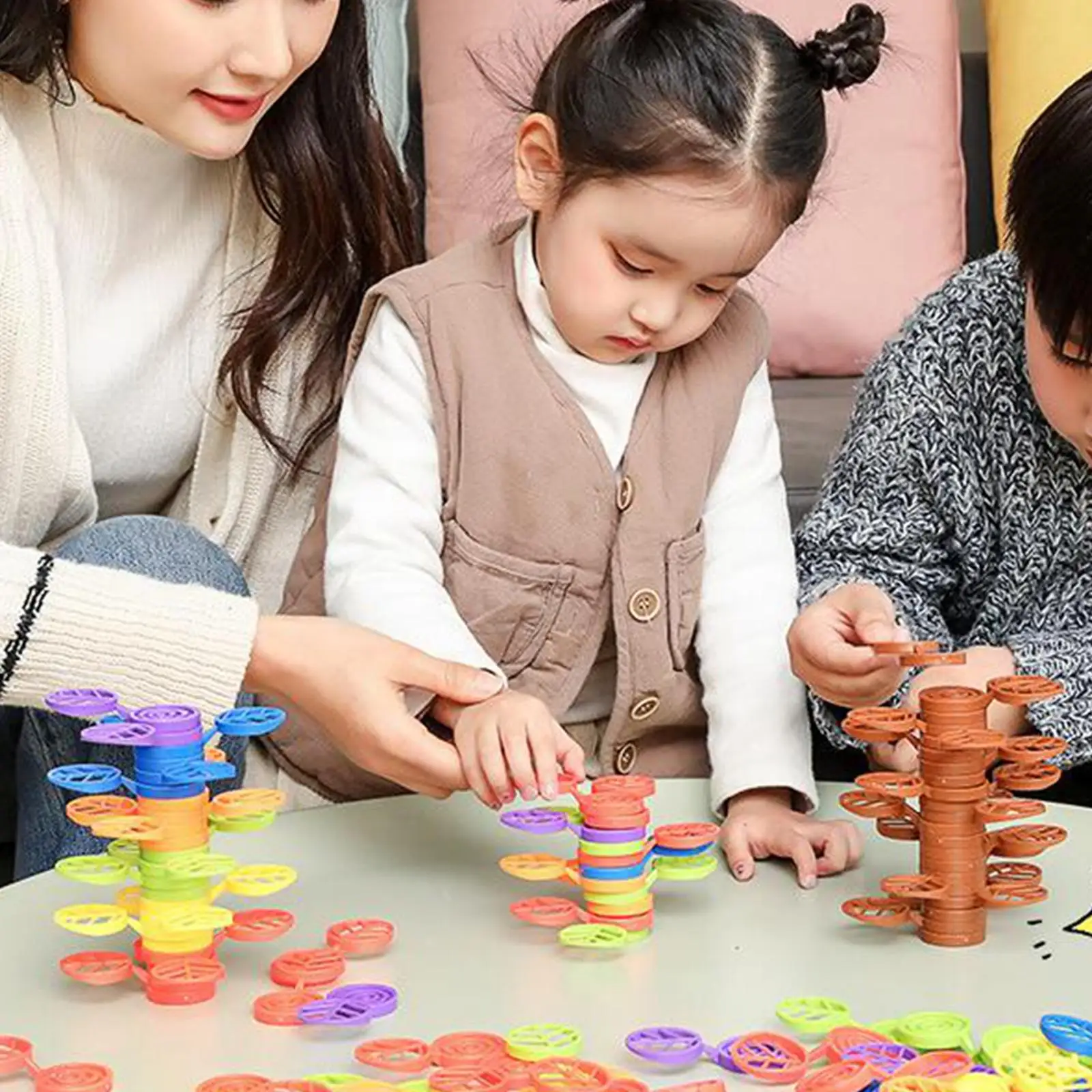 Montessori Toys Stacking Toys Parent Children Interactive Early Tree Stacking
Montessori Toys Stacking Toys Parent Children Interactive Early Tree Stacking