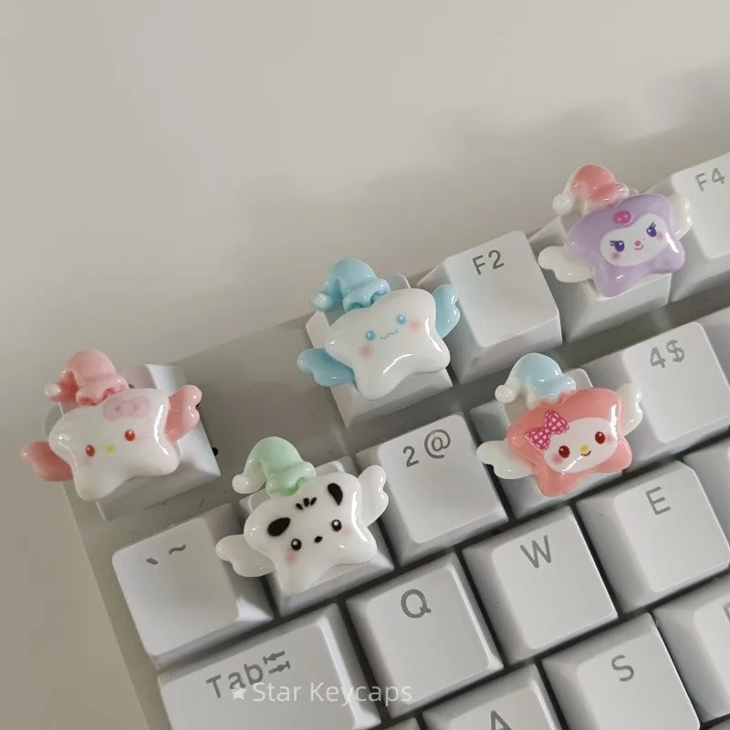 Cute Sanrio Little Angel Kurumi Keycap DIY Personalized Keycaps for Cherry Mechanical Keycaps Girl Gift Decorative Key Cover
Cute Sanrio Little Angel Kurumi Keycap DIY Personalized Keycaps for Cherry Mechanical Keycaps Girl Gift Decorative Key Cover