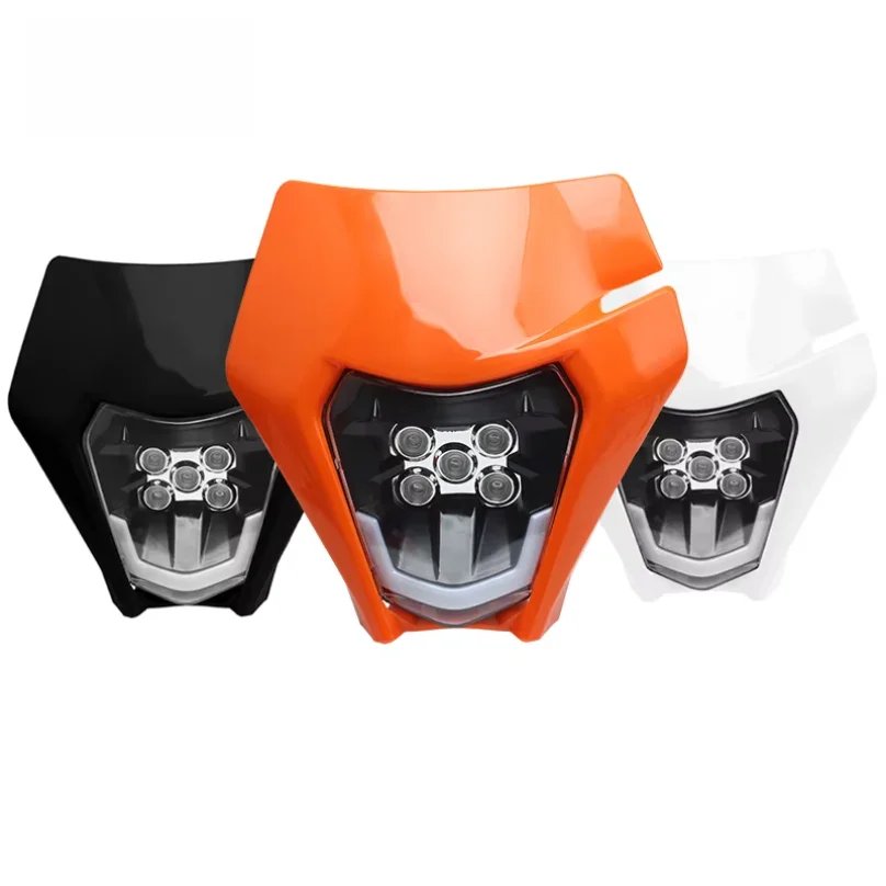 for KTM Headlight Plate LED Motorcycle Enduro Fairing EXC MX SX Wick Headlamp Dirt Bike Parts Supermoto Motocross Enduro Mask
for KTM Headlight Plate LED Motorcycle Enduro Fairing EXC MX SX Wick Headlamp Dirt Bike Parts Supermoto Motocross Enduro Mask