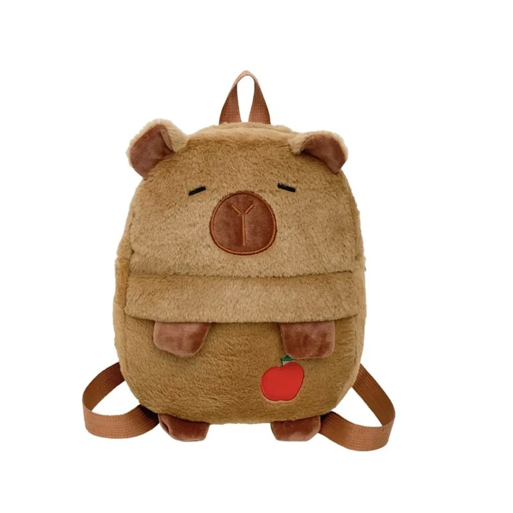 Cute Capybara Plush Backpack Soft Embroidered Cartoon Animal Daypack Lightweight Adjustable Straps Large Capacity School Bag
Cute Capybara Plush Backpack Soft Embroidered Cartoon Animal Daypack Lightweight Adjustable Straps Large Capacity School Bag