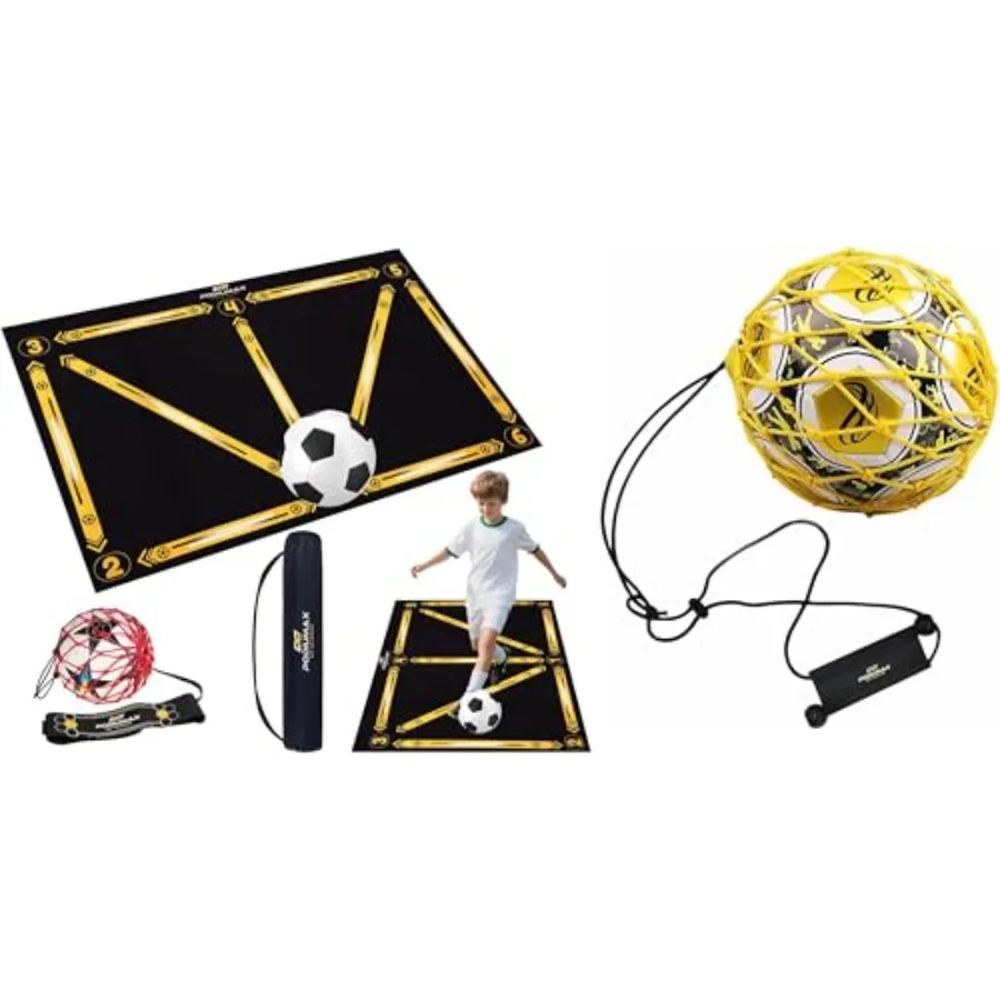 Тренажер для отработки ударов по воротам Handle Solo Soccer Kick Trainer, футбольный тренировочный коврик с 1 тренажером для отработки ударов назад, нескользящий, бесшумный, для отработки дриблинга
Тренажер для отработки ударов по воротам Handle Solo Soccer Kick Trainer, футбольный тренировочный коврик с 1 тренажером для отработки ударов назад, нескользящий, бесшумный, для отработки дриблинга