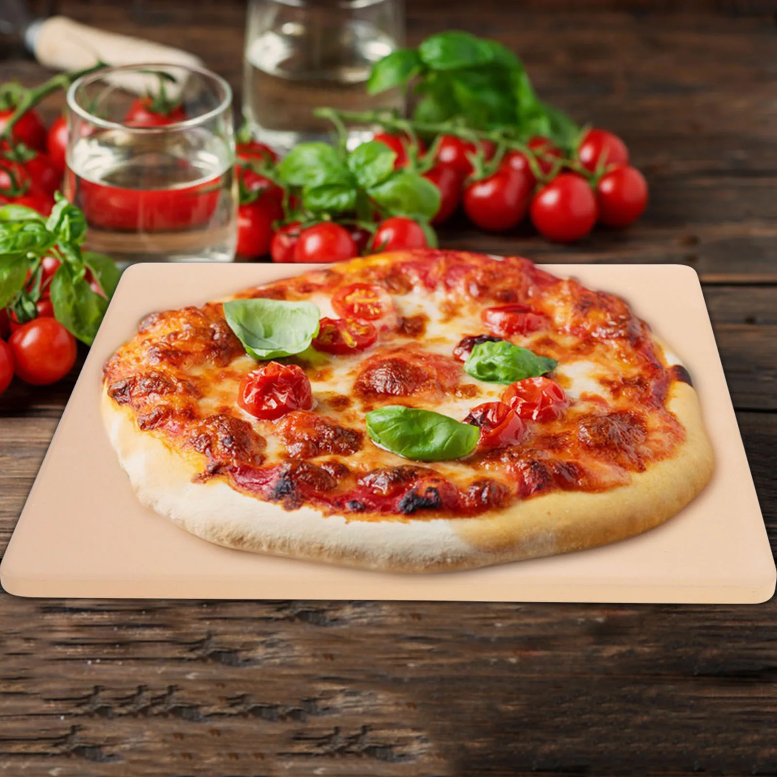 Square 280x260mm Cordierite Bake Stone for Oven Pizza Pan Bread Cooking Tray Suite Heavy Duty Kitchen Tool White Color
Square 280x260mm Cordierite Bake Stone for Oven Pizza Pan Bread Cooking Tray Suite Heavy Duty Kitchen Tool White Color