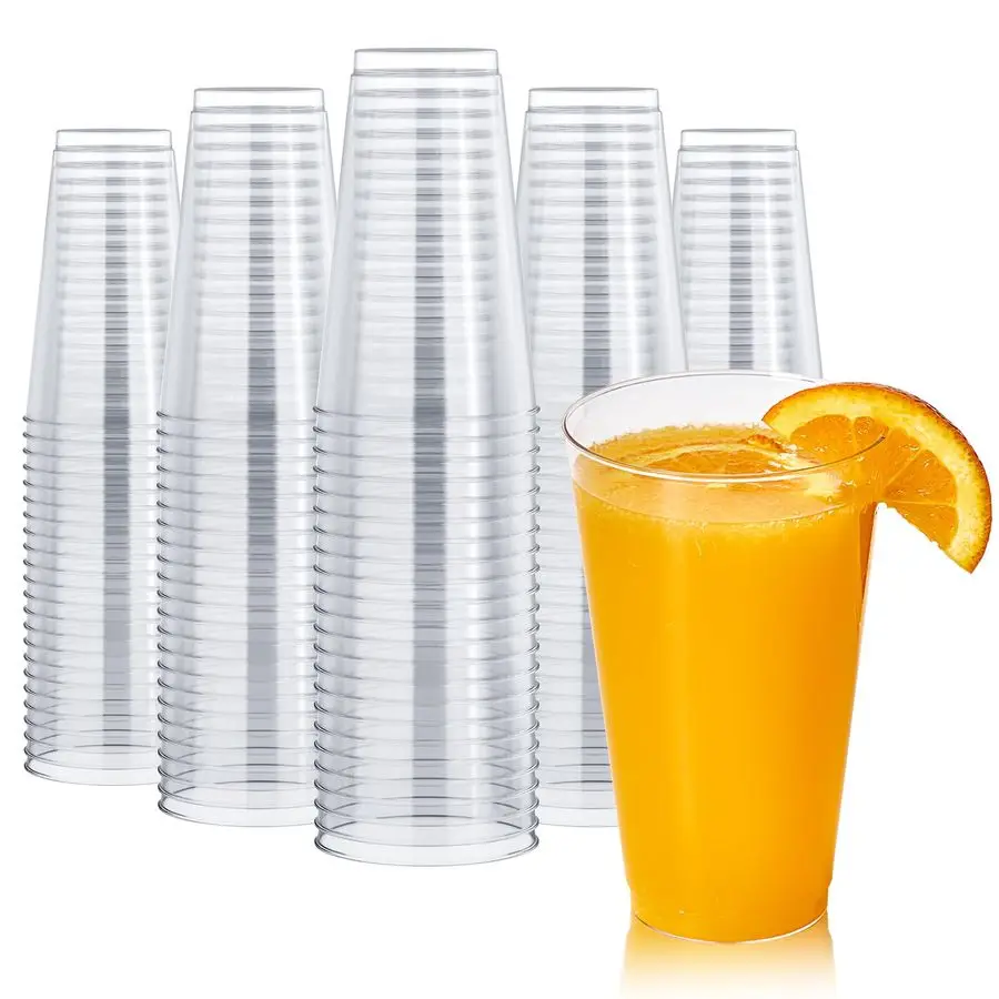 200 Pack 16 oz Clear Plastic Cups, Large Disposable Cups Plastic Party Cup, 16 Ounce Heavy duty Clear Cups for Party, Thanksgivi
200 Pack 16 oz Clear Plastic Cups, Large Disposable Cups Plastic Party Cup, 16 Ounce Heavy duty Clear Cups for Party, Thanksgivi