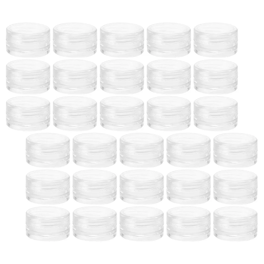 55pcs Empty Cream Jars Travel Storage Containers 5g Round Bottom Sample Boxes Refillable Plastic Case
55pcs Empty Cream Jars Travel Storage Containers 5g Round Bottom Sample Boxes Refillable Plastic Case