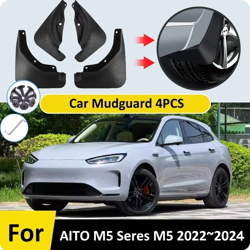 Car Fenders Fit For Seres AITO M5 5 2022 2023 2024 Anti-splash Mud Guard Fender Front Rear Wheel Mudguard Auto Accessories
Car Fenders Fit For Seres AITO M5 5 2022 2023 2024 Anti-splash Mud Guard Fender Front Rear Wheel Mudguard Auto Accessories
