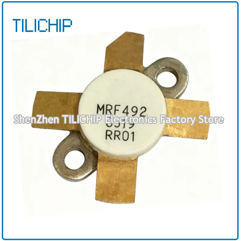 MRF492 70W 12.5V 50MHz Brand new high-frequency tube, microwave tube, NPN silicon power transistor
MRF492 70W 12.5V 50MHz Brand new high-frequency tube, microwave tube, NPN silicon power transistor