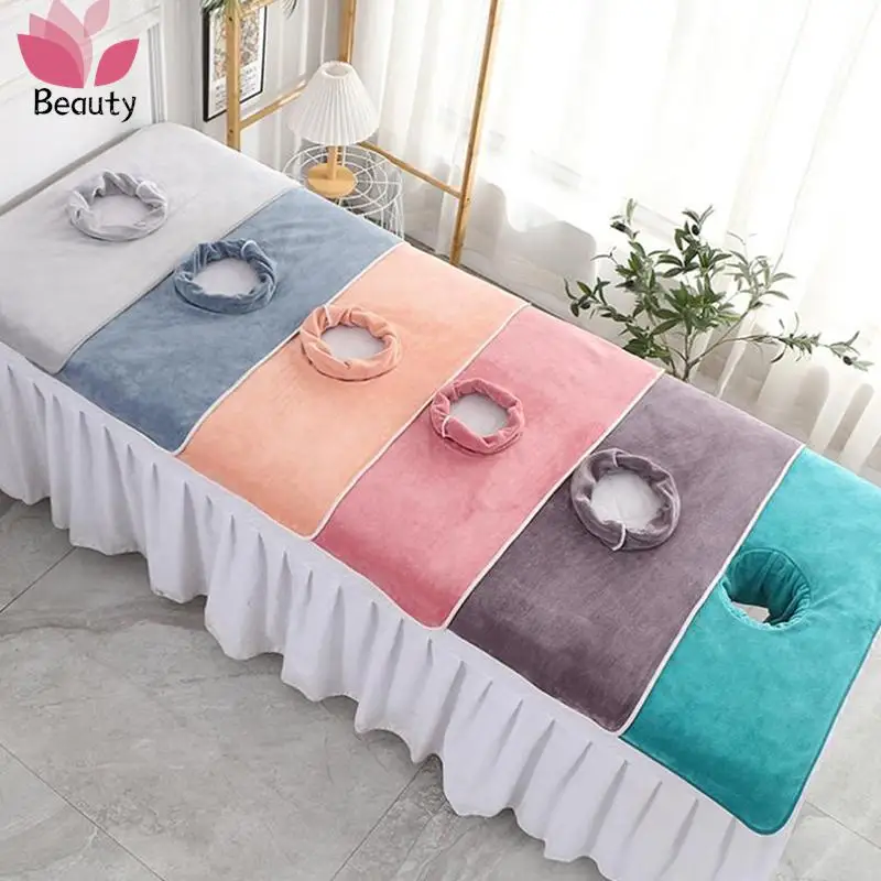 40*80cm Thickened Beauty SPA Massage Table Planking Face Towel with Hole Bed Bandana
40*80cm Thickened Beauty SPA Massage Table Planking Face Towel with Hole Bed Bandana