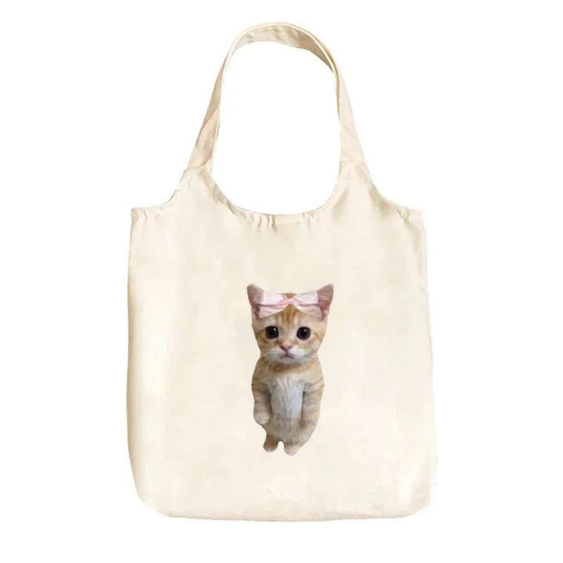 2025 New Cartoon Cat Kawaii Cat Printed Canvas Bag Harajuku Shoulder Bag Student Casual Handbag Purchase Material bag
2025 New Cartoon Cat Kawaii Cat Printed Canvas Bag Harajuku Shoulder Bag Student Casual Handbag Purchase Material bag