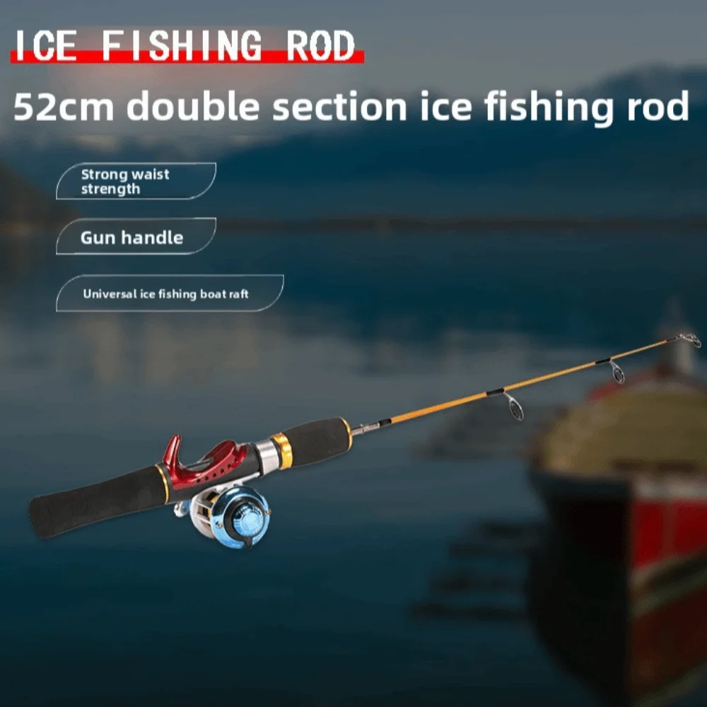 High Strength Mini Pocket Fishing Rod Mini Size Comfortable Grip Ice Fishing Rod Winter Use Pocket Design Beginner Fishing Rod
High Strength Mini Pocket Fishing Rod Mini Size Comfortable Grip Ice Fishing Rod Winter Use Pocket Design Beginner Fishing Rod