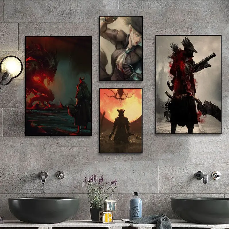 Bloodborne Classic Movie Posters Whitepaper Prints Posters Artwork Aesthetic Art Wall Painting
Bloodborne Classic Movie Posters Whitepaper Prints Posters Artwork Aesthetic Art Wall Painting