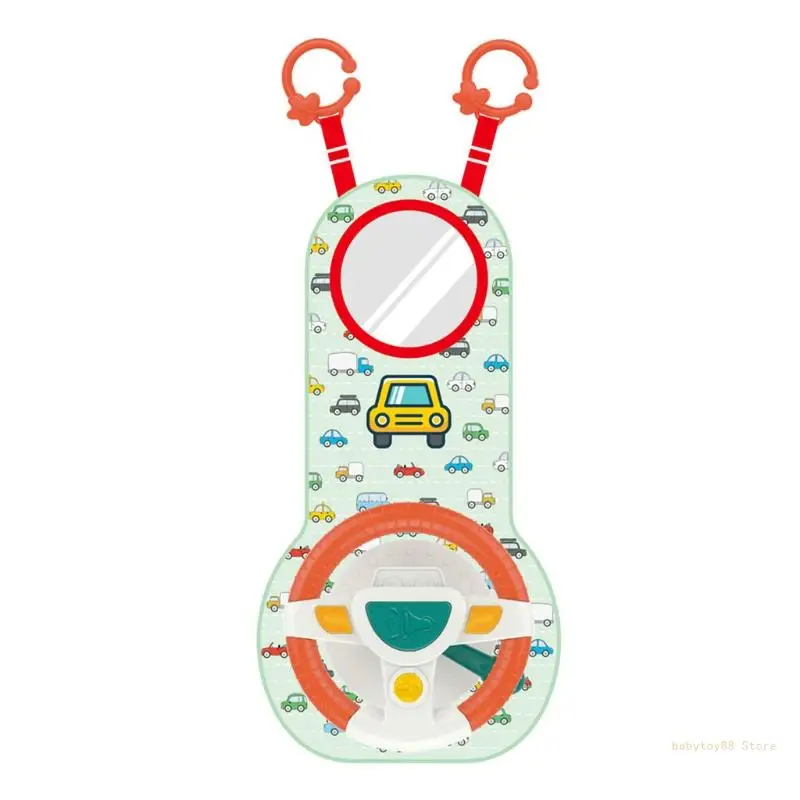 Y4UD Visual Tracking Steering Wheel Easy Installation In-Car for Play Stroller Perception Sounds Lights
Y4UD Visual Tracking Steering Wheel Easy Installation In-Car for Play Stroller Perception Sounds Lights