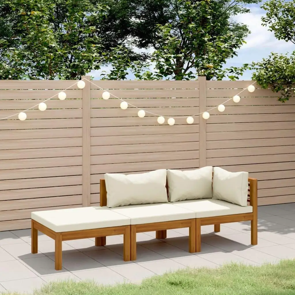 Cream Acacia Wood Garden Lounge Set with 100 Percent Polyester Fabric Outdoor Furniture
Cream Acacia Wood Garden Lounge Set with 100 Percent Polyester Fabric Outdoor Furniture
