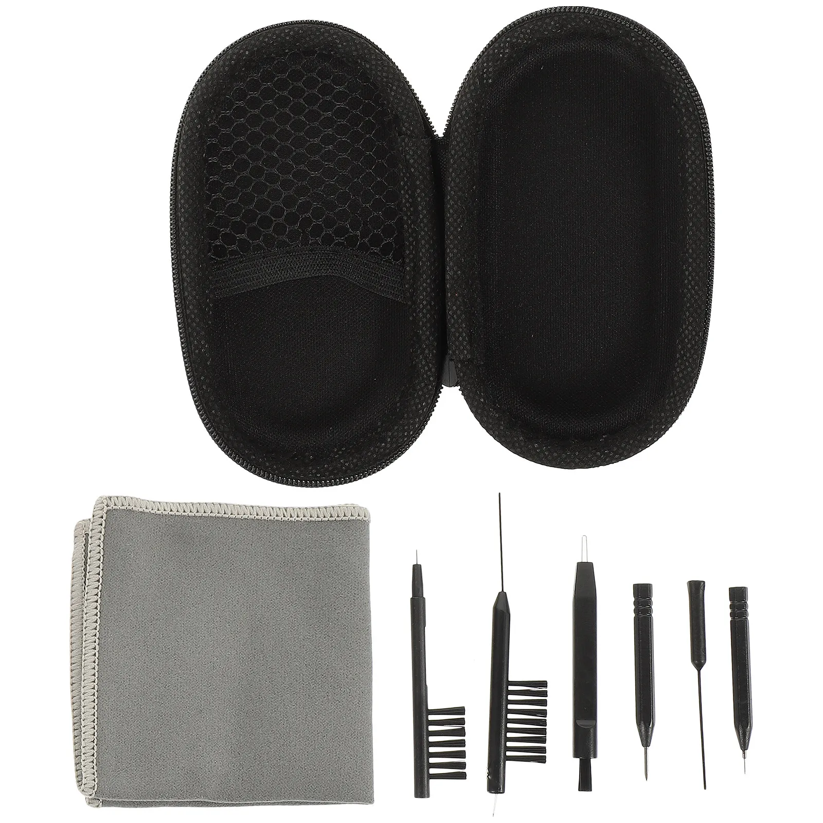 1Set Hearing Aid Cleaning Supplies Premium PVC Cleaning Tool Kit Includes Brush for Safe Effective Wax Skin Debris Removal
1Set Hearing Aid Cleaning Supplies Premium PVC Cleaning Tool Kit Includes Brush for Safe Effective Wax Skin Debris Removal