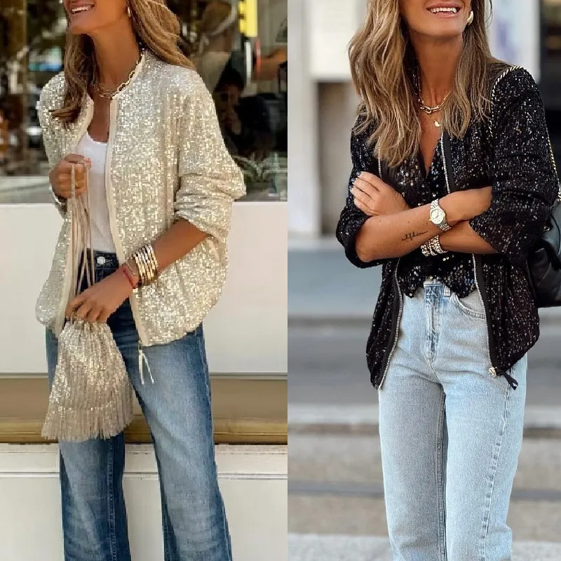 Sequin Jackets For Women Cropped Glitter Sparkly Casual Women S Shirt Long Sleeve Women Suit Jacket Women Winter Wear Jackets
Sequin Jackets For Women Cropped Glitter Sparkly Casual Women S Shirt Long Sleeve Women Suit Jacket Women Winter Wear Jackets