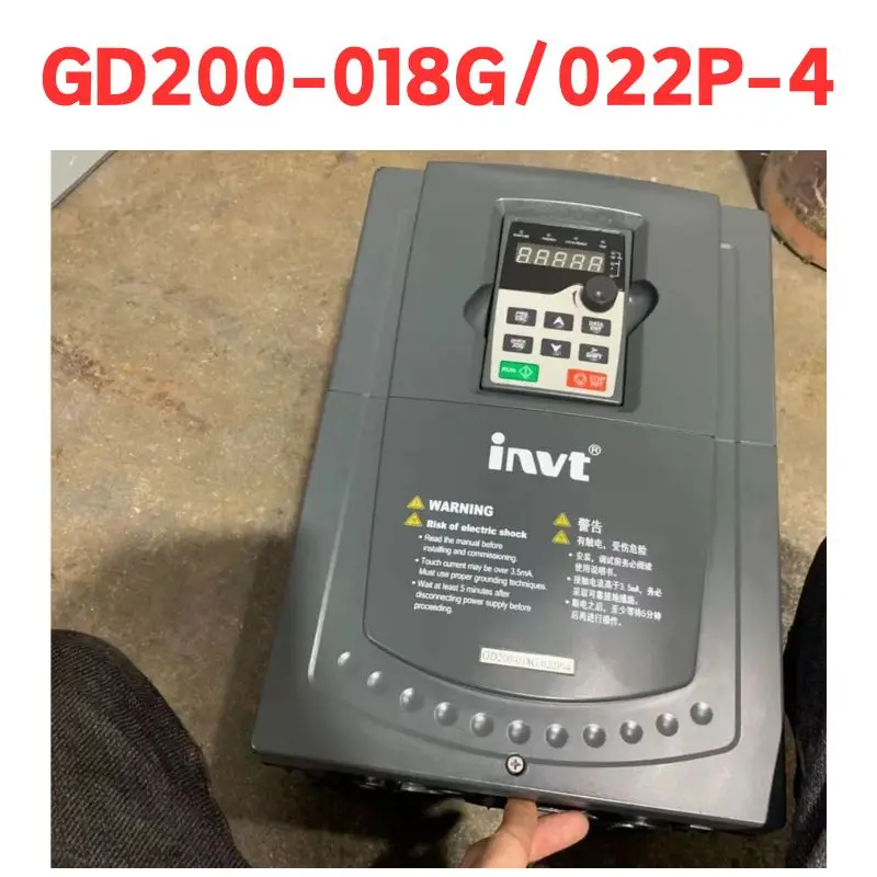 second-hand inverter GD200-018G/022P-4, function well Tested well and shipped quickly
second-hand inverter GD200-018G/022P-4, function well Tested well and shipped quickly